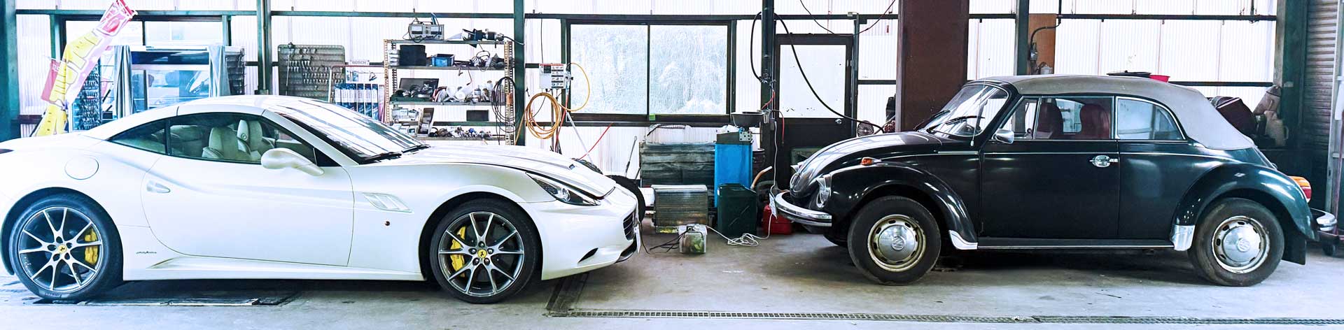 スーパーカーとクラシックカー
